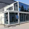 Dormitório Contêiner Montado Móvel Canteiro de Obras Contêiner Habitacional Móvel Fabricante de Escritório Pré-fabricado Móvel Transfronteiriço