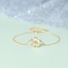 Pulsera Original Bestie para Mujer Plata de Ley Pequeña Fresca Creativa Margarita Elegante Lujo Accesible Estilo Coreano Diseño de Nicho Joyería de Mano