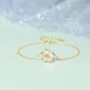 Pulsera Original Mejor Amiga para Mujer, Plata Esterlina, Fresca y Creativa, Temperamento de Margarita, Lujo Accesible, Joyería de Mano de Diseño de Nicho Estilo Coreano