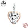 Evelle Animal Series Cute Fun Puppy S925 Sterling Silver Bead Acessórios Coreanos Mais Vendidos Pulseira Acessórios Acessórios