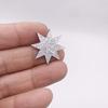 Estrella de Madera Viruta de Madera Brillo Azul Rojo Estrella Dorada 1.5cm1cm Fiesta Regalo Decoración Viruta de Madera