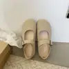 Nuevos Zapatos de Moda Primavera y Verano 2025 para Mujer, Zapatos Individuales de Suela Suave y Boca Baja, Estilo Hada Suave Retro, Zapatos Mary Jane Casuales y Versátiles para Mujer