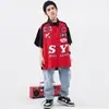 Ropa Moderna Infantil de Street Dance Hip-Hop Estilo Biker Traje Marca Moderna Infantil Ropa Infantil Atuendo de Hip-Hop para Performance Niñas