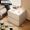 Mesita de Noche para Dormitorio del Hogar 2025 Popular Gabinete de Almacenamiento de Madera Maciza para Mesita de Noche Diseño de Nicho Gabinete de Almacenamiento Simple para Mesita de Noche