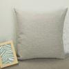 Funda de Almohada de Algodón y Lino de Color Puro Chino Sofá Cama de Noche Cojín Coche Almohada Lumbar Decoración Habitación Modelo B&B Sala de Estar