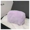 Bolsa de Cosméticos de Peluche Transfronteriza Color Caramelo Dopamina para Labial Lápiz de Cejas Rubor Gran Capacidad Suave Cera Portátil Neceser