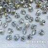 Famosa celebridad en línea uña Cristal montón Diamante producto terminado súper brillante corazón torcido mano rectangular incrustado Perla decoraciones de uñas al por mayor