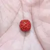 Mantra de Seis Caracteres de Cinabrio con Cuentas Bajo Contenido Arena Imperial Sutra del Corazón Cuentas Sueltas Pulsera de Cuentas Hecha a Mano DIY Cuentas Espaciadoras