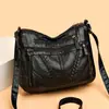 Bolsa tote simples retrô para mulheres no atacado, nova bolsa de ombro de grande capacidade para mães, bolsa transversal moderna para pessoas de meia-idade e idosos