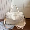 Elegante bolsa de mano de nailon de gran capacidad y alta calidad, nueva colección 2026, color macarrón, bolsa de almacenamiento expandible, bolsa cruzada