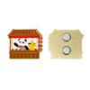 Pegatinas para refrigerador con diseño de panda gigante de Wenchuang Guochao, lindas pegatinas magnéticas de animales, recuerdos turísticos de Sichuan.