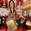 Shuibei Oro 999 Oro Puro Mazu Miao Ling Llavero Colgante de Bolsa Regalo de Vacaciones Souvenir