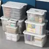 Caja de almacenamiento transparente de plástico con tapa caja de almacenamiento para ropa para el hogar caja de almacenamiento extragrande caja de almacenamiento