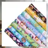 Papel de Regalo de Pascua Bright Coat Conejito Lindo Papel Decorativo para Regalo Año del Conejo Papel de Piel de Libro de Dibujos Animados