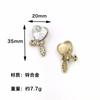 Accesorios de metal para zapatos con agujeros, aleación, corazón con incrustaciones de diamantes, flor puntiaguda, mariposa grande, accesorios para zapatos con agujeros, joyería, hebilla de metal.