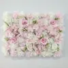 Fondo de Pared de Flores Artificiales Arreglo Floral para Fondo de Transmisión en Vivo de Influencer Hortensia Rosa Arreglo de Flores de Plástico para Sala de Transmisión en Vivo