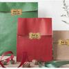 Venta al por mayor de comercio exterior pegatina de papel kraft 'gracias por su pedido' pegatina de sellado decoración de pastel para hornear