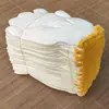 Luvas de algodão para abajur de dez agulhas 350g400g600g capa de algodão poliéster luvas de fio fino de proteção do trabalho