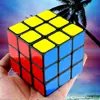 Cubo de Rubik de inteligencia para niños de 3 cm, juguete de tercer orden, cubo de Rubik de tercer orden, suave, para principiantes, juguete Gashapon de inteligencia, descompresión transfronteriza