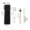 Conjunto de Garfo de Afinação para Limpeza de Ouvido em Estoque, Peça Única, Martelo para Limpeza de Ouvido, Chave para Tigela Sonora, Ferramenta de Vibração de Alta Frequência para Profissionais de Limpeza de Ouvido, Atacado de Fábrica