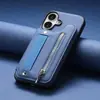 Funda de Cuero con Soporte para iPhone 17 16E Billetera con Cremallera RFID Apple 18Promax Funda Protectora