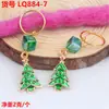 Peluca Rastas Cabello Trenzado Pasador Decorativo Anillo para el Cabello Aleación Goteo de Aceite Colgante de Papá Noel Colgante Joyería DIY