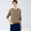Nova coleção outono e inverno: suéter feminino de cashmere puro, moletom trançado, suéter grosso e quente, camada base de caimento solto e modelador, suéter de tricô