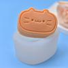 Molde de silicona para modelado de música de pellizco de cara de gato