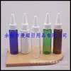 Frasco transparente de 30ml com bico fino e tampa de bico marrom, frasco de plástico, frasco de cola com tampa de bico de 30ML, frasco de shampoo
