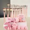 Comercio Electrónico Transfronterizo Más Vendido Set de Brochas de Maquillaje Rosa 20 Piezas/25 Piezas Brocha para Base de Maquillaje Herramientas de Maquillaje para Bloggers de Belleza Brochas