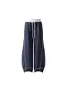 Colección Otoño 2026: Pantalón de chándal con bloques de color curvos color base blanco, tallas M-5XL, HK261026-Especial P35