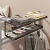 Perchero colgante para litera de dormitorio, organizador de almacenamiento de mesita de noche, estante para cabecera de cama de estudiante, tendedero colgante para cama de dormitorio
