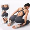 Mono Deportivo de Yoga con Estampado de Leopardo Transfronterizo Espalda Cruzada Escote en V Profundo para Mujer para Tensar el Abdomen y Levantar los Glúteos Mono Delgado
