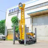 Sonda de Perfuração Diesel Tipo Esteira Personalizada 200m Máquina de Perfuração de Poços Domésticos Sonda Integrada de Perfuração com Água e Ar para Poços de Água