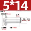 GB873 remache de aluminio cabeza plana grande remache semitubular cabeza semirredonda remache hueco cabeza redonda M2M2.5M3M4M5M6