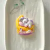 Dibujos Animados Tarjeta Grande Conejo de la Luna Oso Accesorios de Resina DIY Funda de Teléfono Pasador Llavero Accesorios para Taza de Agua Venta al por Mayor