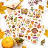 Acción de Gracias Otoño Pegatinas de Hojas de Otoño Pegatinas de Hoja de Arce Pegatinas de Bellota Decoración para Fiesta de Acción de Gracias de Otoño y Aula