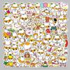 50 piezas Pegatinas Doradas Mouse Ke LeBell Animales de Dibujos Animados Sanrio Ardilla Impermeables Decorativas para Funda de Teléfono Pegatinas para Papelería