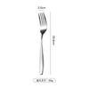 Cuchillo, Tenedor y Cuchara para Mesa Estilo Occidental de Acero Inoxidable 304 Serie S368 Múltiples Especificaciones Tratamiento de Borde Liso Suministros de Hotel 304