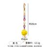 Juguete para Loro Bola de Ratán de Color Péndulo Cuerda Colgante Peonía Piel de Tigre Xuan Feng Juguete para Morder Decoración de Jaula para Pájaros