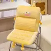 Cojín de Asiento y Respaldo Integrados Cojín Lumbar Sedentario de Oficina Cojín para Glúteos de Estudiante de Dormitorio Cojín para Glúteos de Doble Cara Cojín de Asiento Invierno