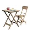Mesas y Sillas de Ocio, Mesa de Café Pequeña, Mesa de Té, Mesa Auxiliar de Madera Maciza, Mesa Cuadrada, Mesa Larga, Conjunto de Mesa y Sillas Plegables, Nuevo Producto para Patio y Balcón