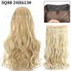 Fabricante de Cortina de Cabello para Peluca Venta al por Mayor Comercio Exterior Transfronterizo Ola Grande Fibra Química Hilo de Pesca Cortina de Cabello Rizado Extensión de Cabello Sin Costuras Pieza de Peluca