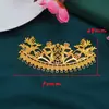 Aleación Electróforesis Alta Retención de Color Calabaza Cabezal de Presión Trasera DIY Estilo Antiguo Dinastía Han Cheongsam Paso Mecedora Horquilla Accesorios