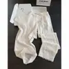 Fábrica de Origen/Pijamas con Almohadillas para el Pecho para Mujer, Cuello en V de Encaje, Manga Corta, Pantalón Largo, Se Puede Usar Afuera, Ropa para el Hogar, Conjunto de Ropa para el Hogar
