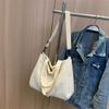 Bolso Bandolera de Pana para Mujer Gran Capacidad Nuevo Primavera y Verano 2024 Bolso de Mano Versátil de Gama Alta para el Trabajo