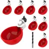 Bebedero para pollos comercio exterior transfronterizo pollo, pato y ganso dispositivo de bebida automática bebedero para aves de corral alimentador de agua para incubación