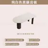 Juego de mesa de comedor y sillas estilo crema sobre placa de roca para espacios pequeños, mesa de comedor tipo isla integrada, mesa de comedor simple para uso doméstico, mesa de comedor de pared