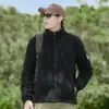 Nova Jaqueta Masculina de Lã de Cordeiro Outono e Inverno, Forrada com Fleece e Espessada, Moletom Cardigan de Fleece para Jovens e Meia-Idade, Roupa para Uso Externo