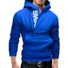 Nuevo Modelo, Lote de Nuevo Modelo Aliexpress Ebay Nuevo Suéter con Cremallera Lateral y Capucha de Contraste Sudadera de Terciopelo para Hombre